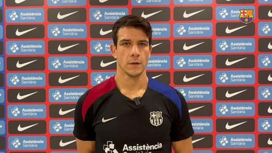 Las declaraciones de Pablo Álvarez sobre el partido contra el Barcelos