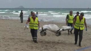 Muere el piloto del avión del Ejército que ha caído al mar frente a La Manga