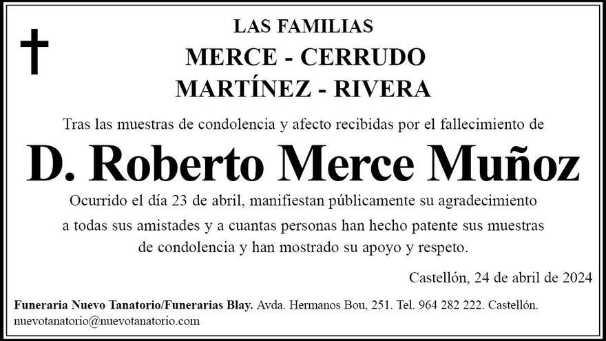 D. Roberto Merce Muñoz