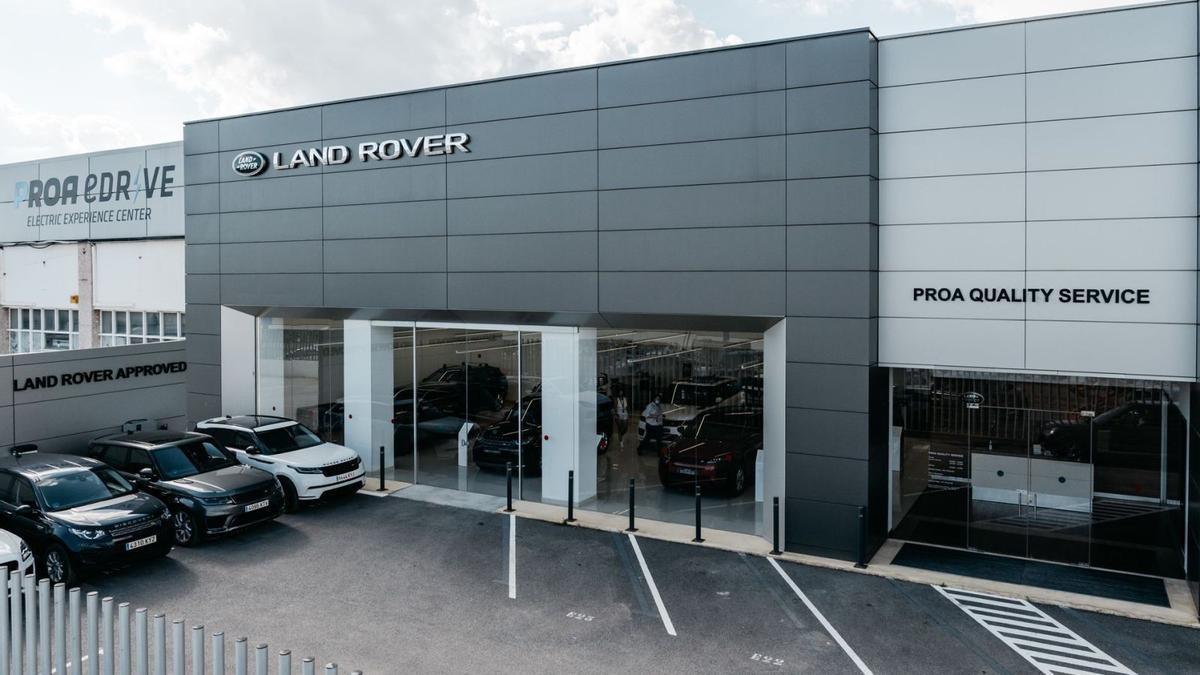 Proa Quality Service, concesionario Land Rover y Jaguar, está situado en la carretera del aeropuerto. | FOTOS: PROA QUALITY SERVICE