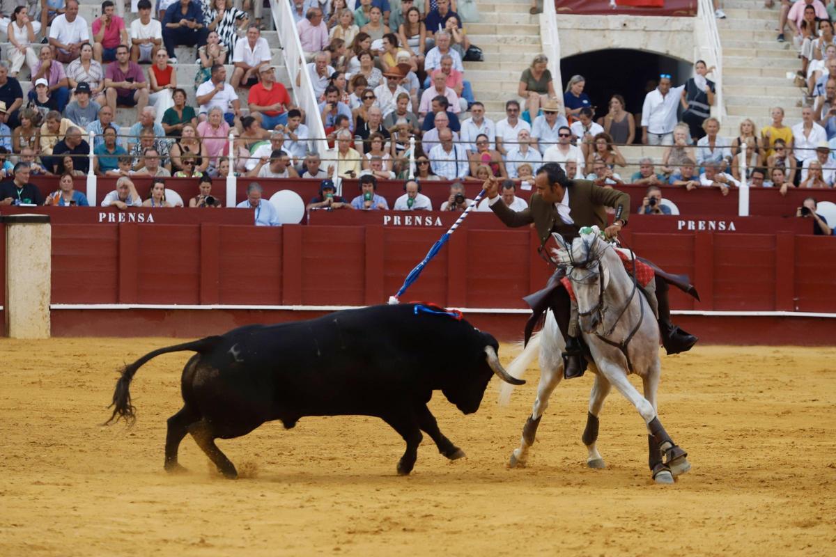 El veleño Ferrer Martín, en un momento de su actuación