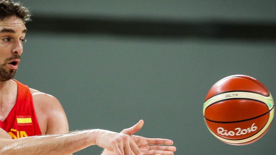 Pau Gasol en acción ante Croacia.