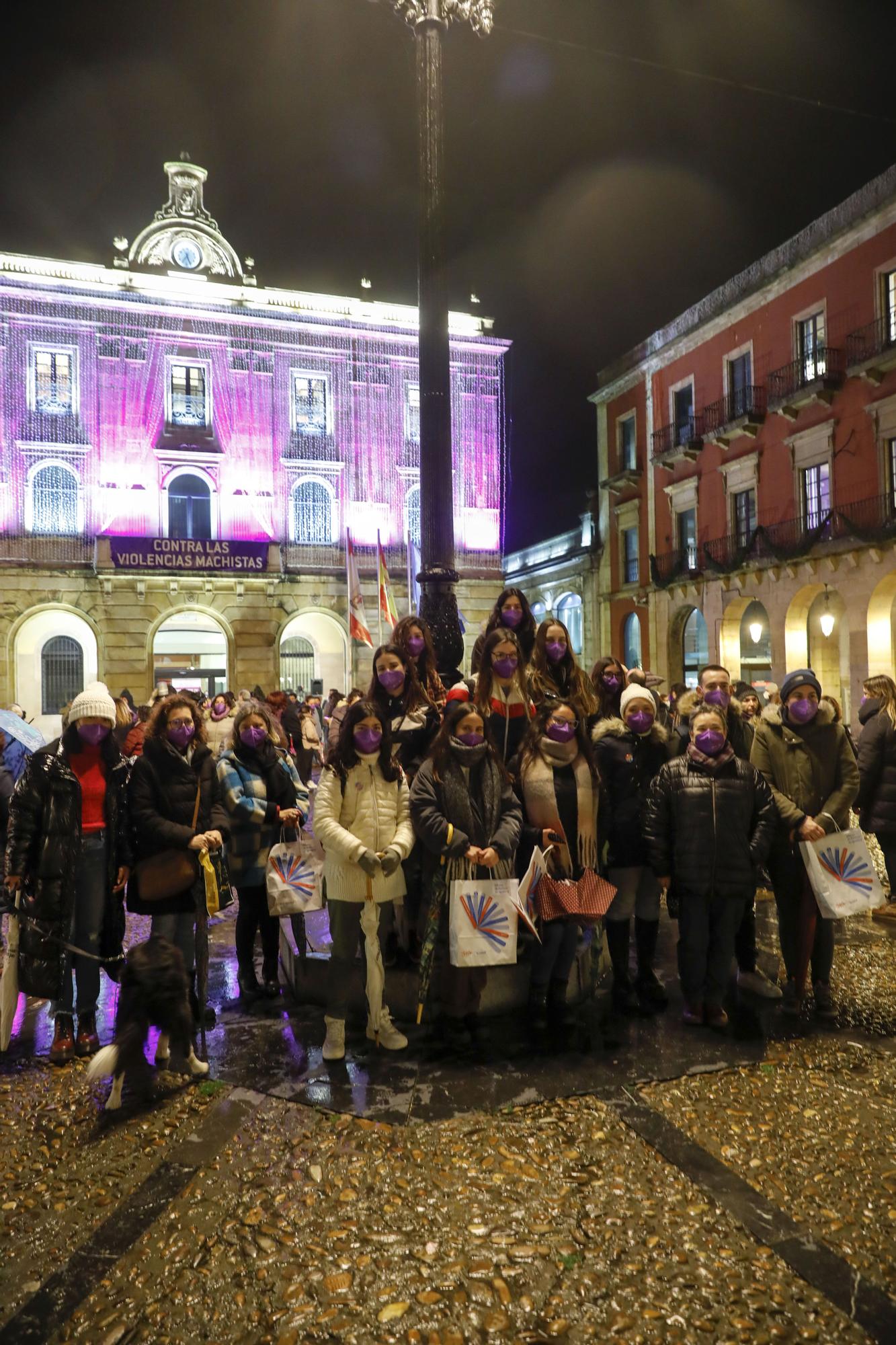 El acto institucional, en la Plaza Mayor