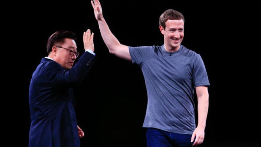 Mar Mark Zuckerberg, apareció en el evento de Samsung