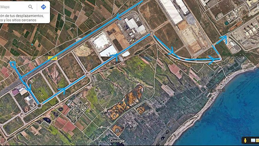 Imagen de un plano del desvío provisional.  | LEVANTE-EMV