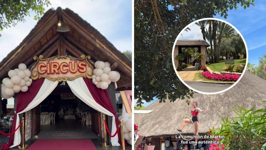 Una comunión en Murcia acaba en circo: magos, videntes y zancudos gigantes en un dos estrellas Michelin