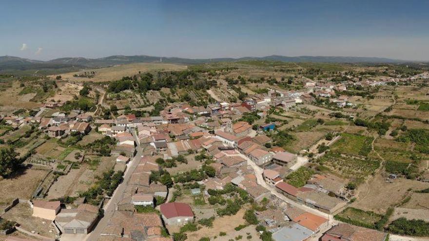 Vista aérea de Figueruela de Arriba