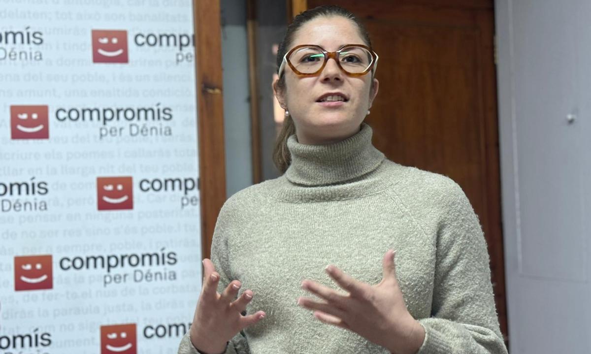 Safir Malonda, la nueva secretaria local de Compromís en Dénia