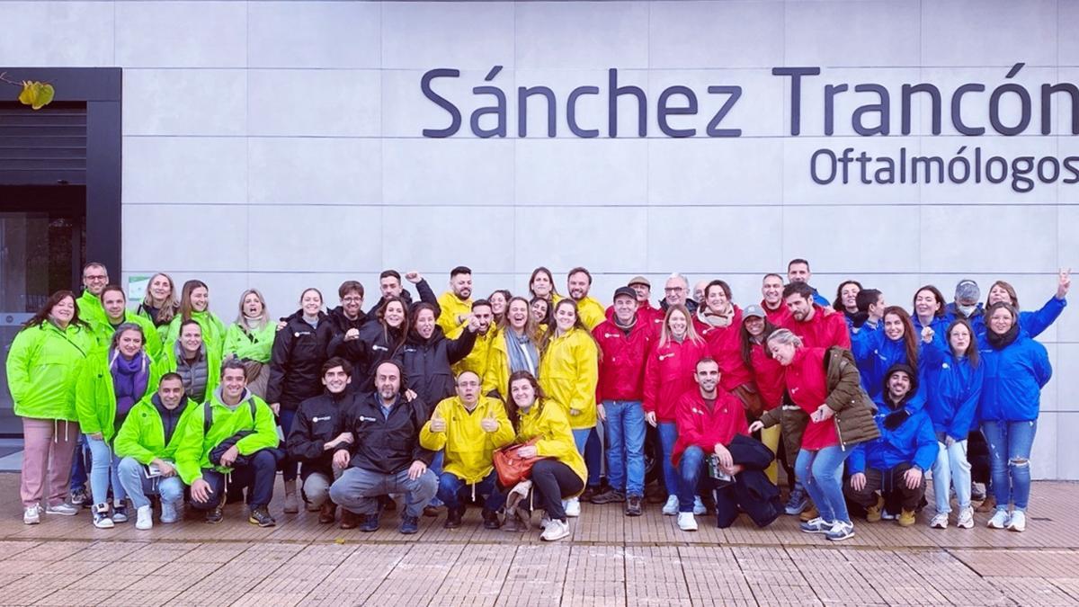 Equipo VISTA Sánchez Trancón en su clínica de Cáceres, Ronda de San Francisco 19.