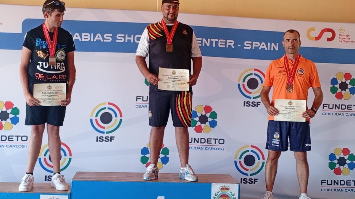 Manuel Murcia, medalla de bronce en la Copa del Rey de Foso Olímpico de Tiro al Plato.