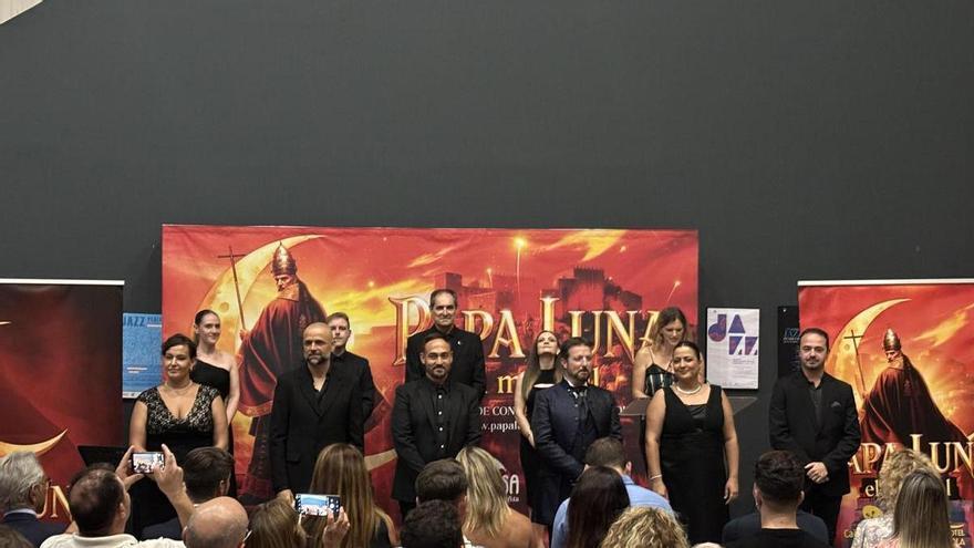 'Papa Luna El Musical' se apresenta em Peñíscola com vocação de se tornar uma referência cultural