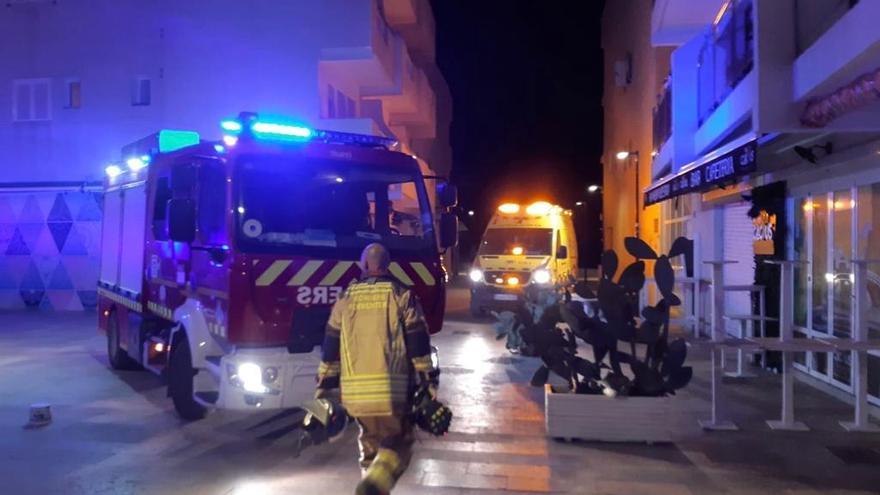 Incendio, esta madrugada, en una vivienda de Formentera