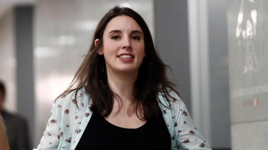 Irene Montero, portavoz de Unidas Podemos.