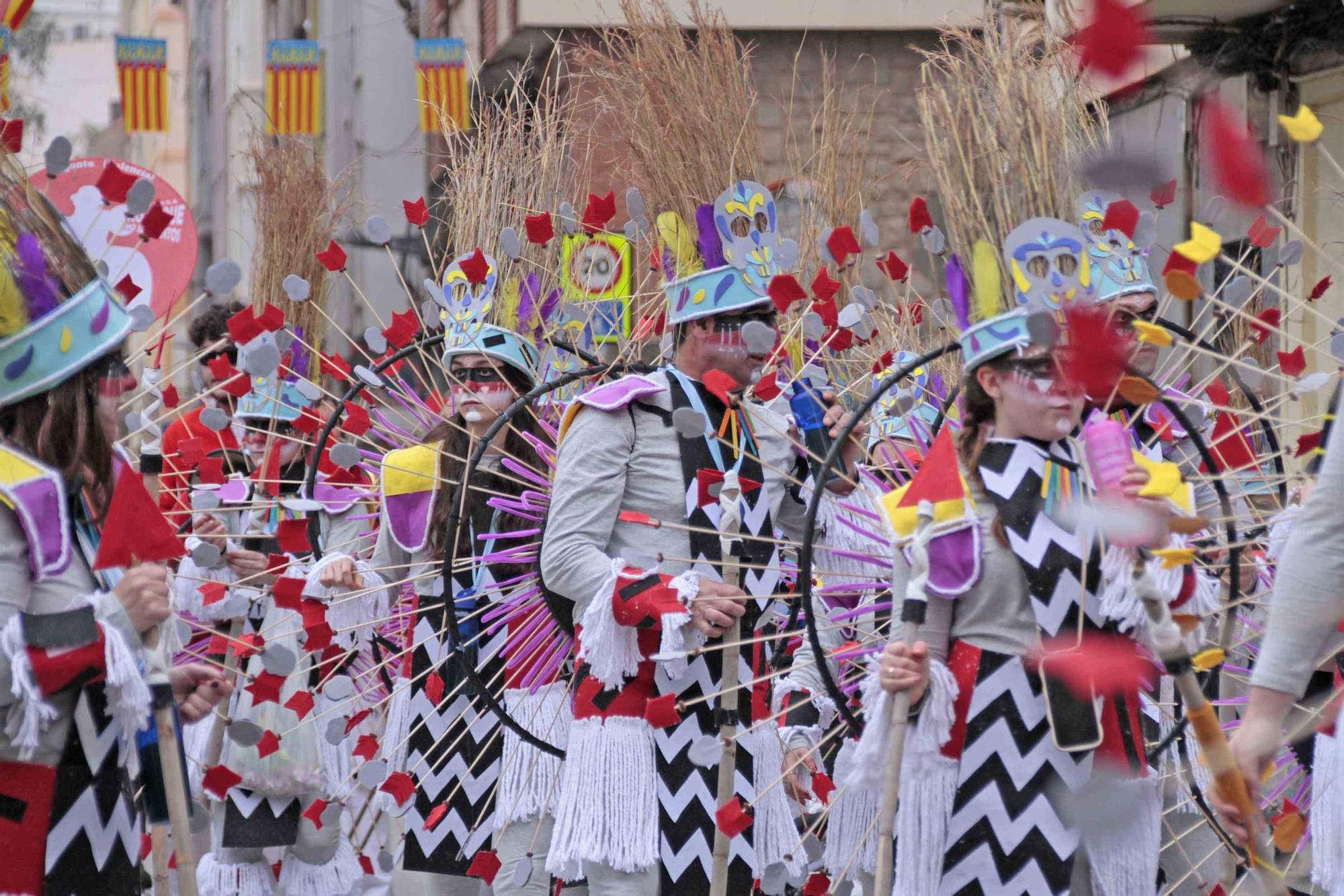 Cabalgata fallera en Sagunt