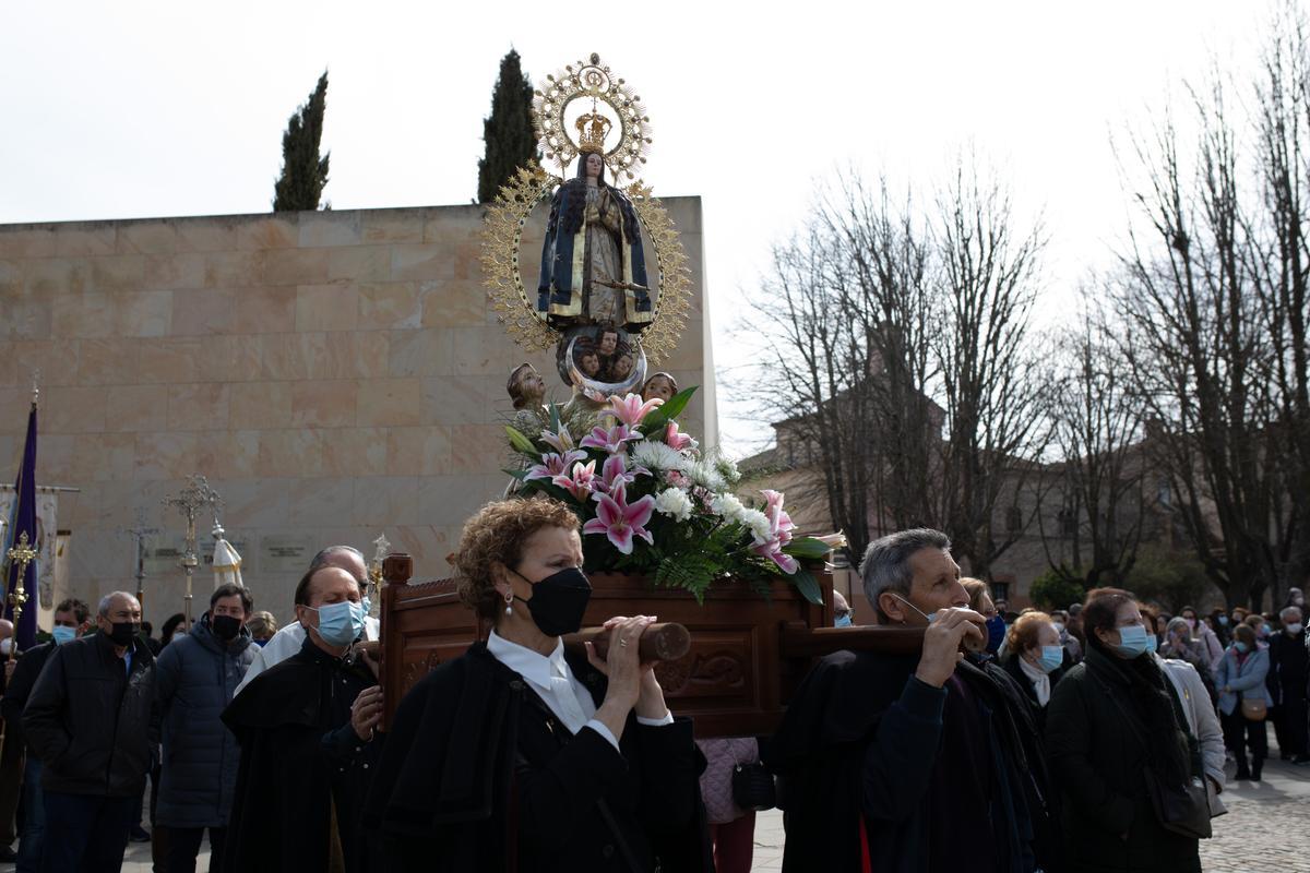 La Inmaculada de Villalpando en la plaza de la Catedral