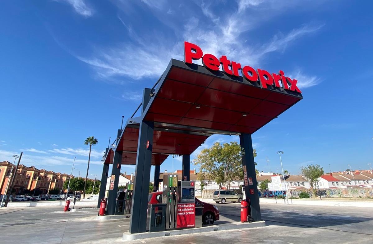 Gasolinera 'low cost' de la red de Petroprix.