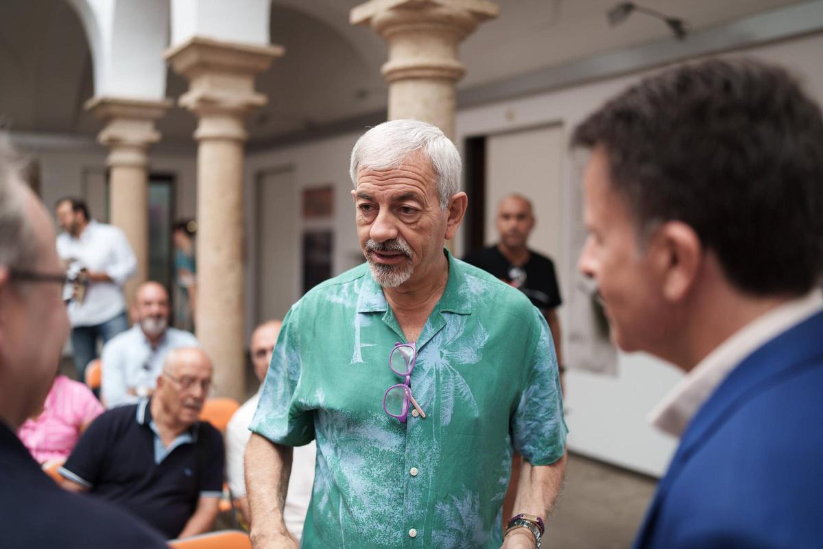 Carlos Sobera en la presentación 'La comedia de la olla' en Mérida.