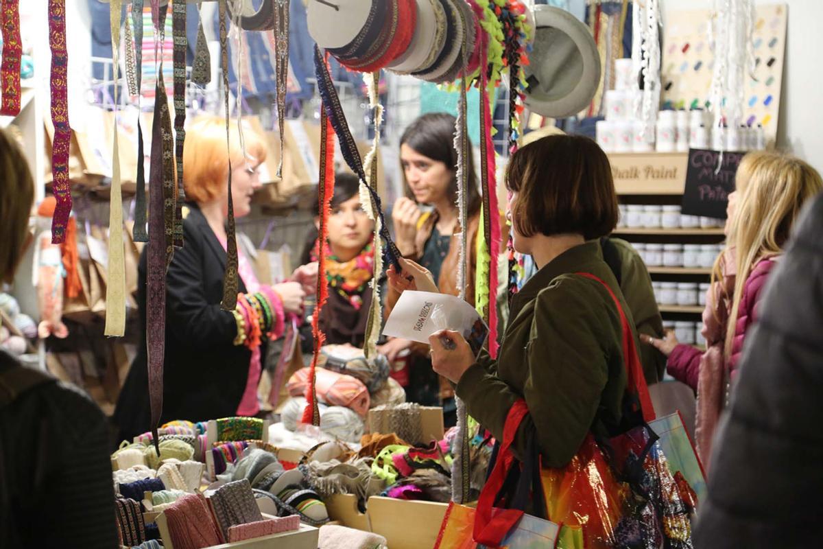 Paradita textil en una anterior edición del Handmade Festival, festival de la artesanía y el 'DIY'.