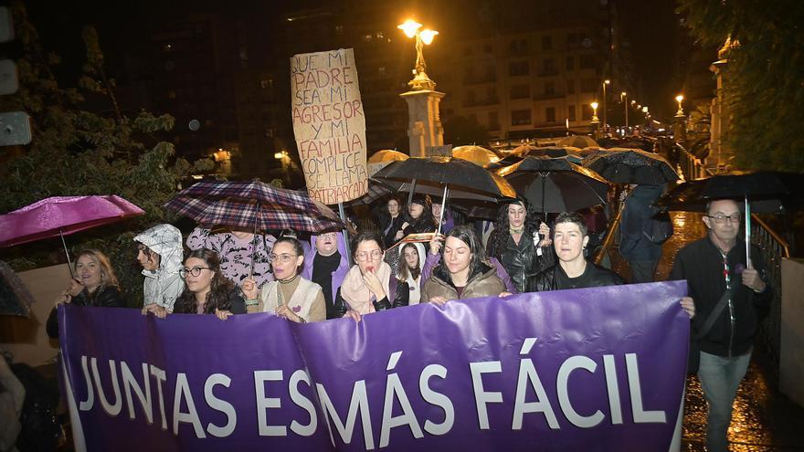 Manifestación por el 8M en Elche