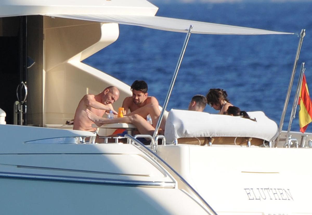 Zinedine Zidane, vacaciones en familia en Ibiza