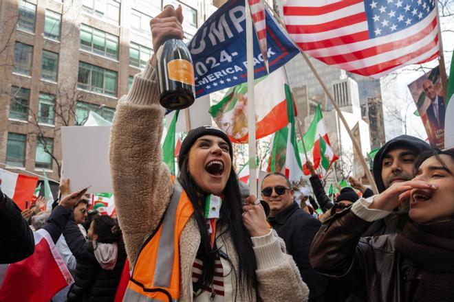 Las celebraciones en el mundo por la muerte de Alí Jamenei