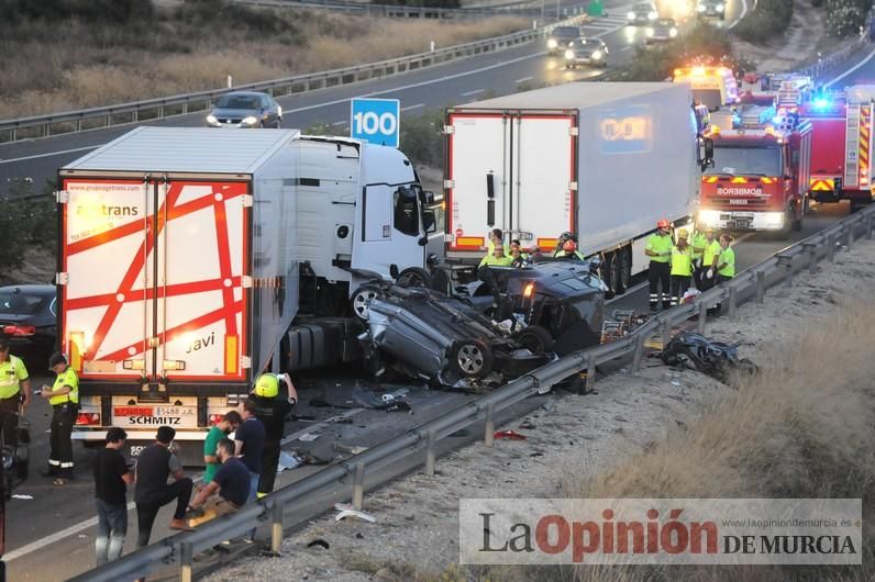 Grave accidente en Sangonera la Seca