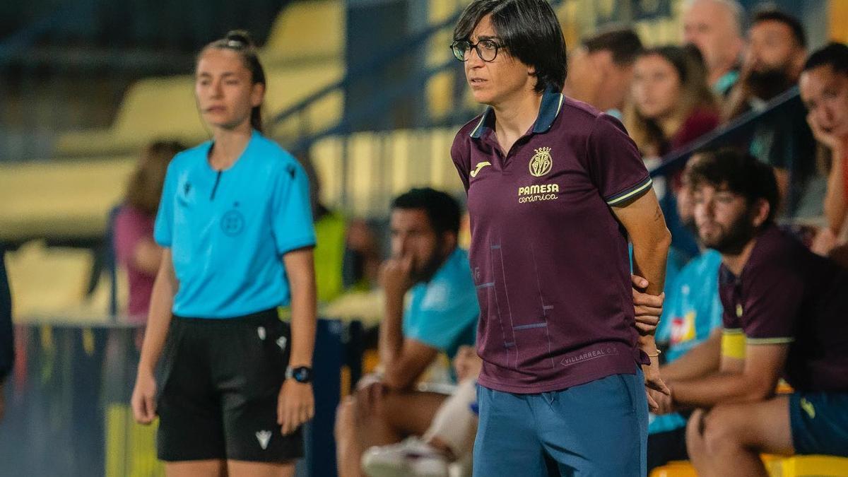 Sara Monforte, entrenadora del Villarreal femenino.