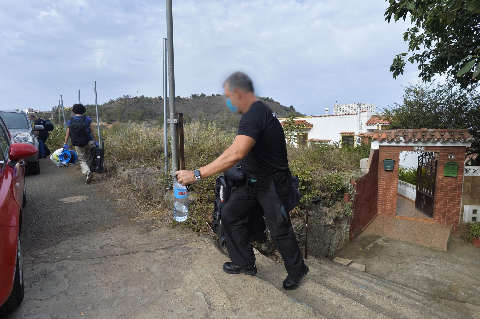 La Guardia Civil registra una vivienda en Teror en relación al taxista desaparecido