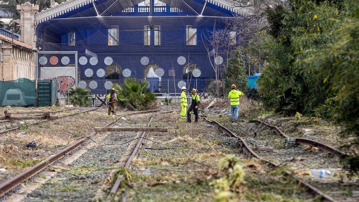 Los vecinos del sur de Alicante, optimistas ante la “inminencia” del acuerdo para retirar las vías en el Parque del Mar