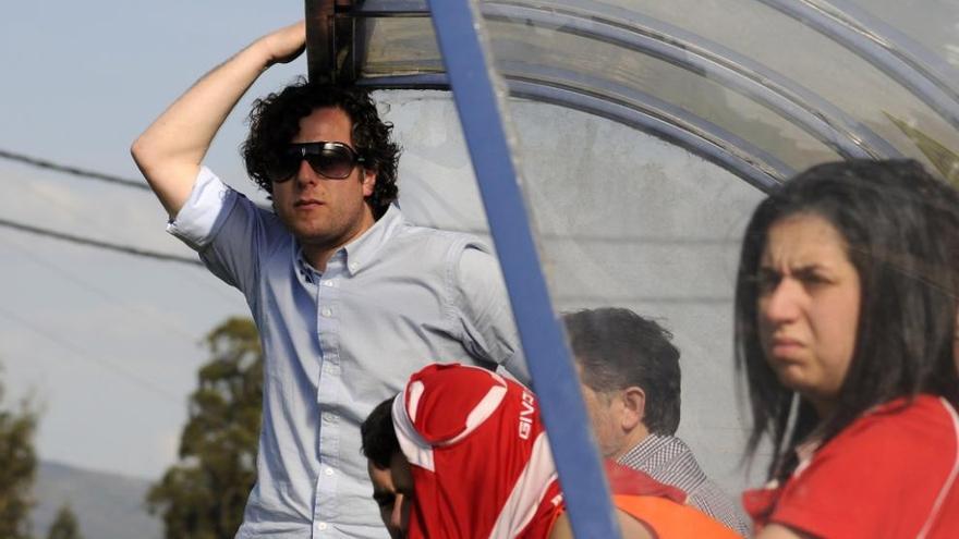 Tinto, en un partido de esta temporada.