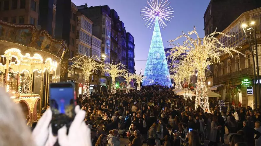 DIRECTO | Apagado de las luces: Vigo despide este domingo la mayor Navidad de su historia