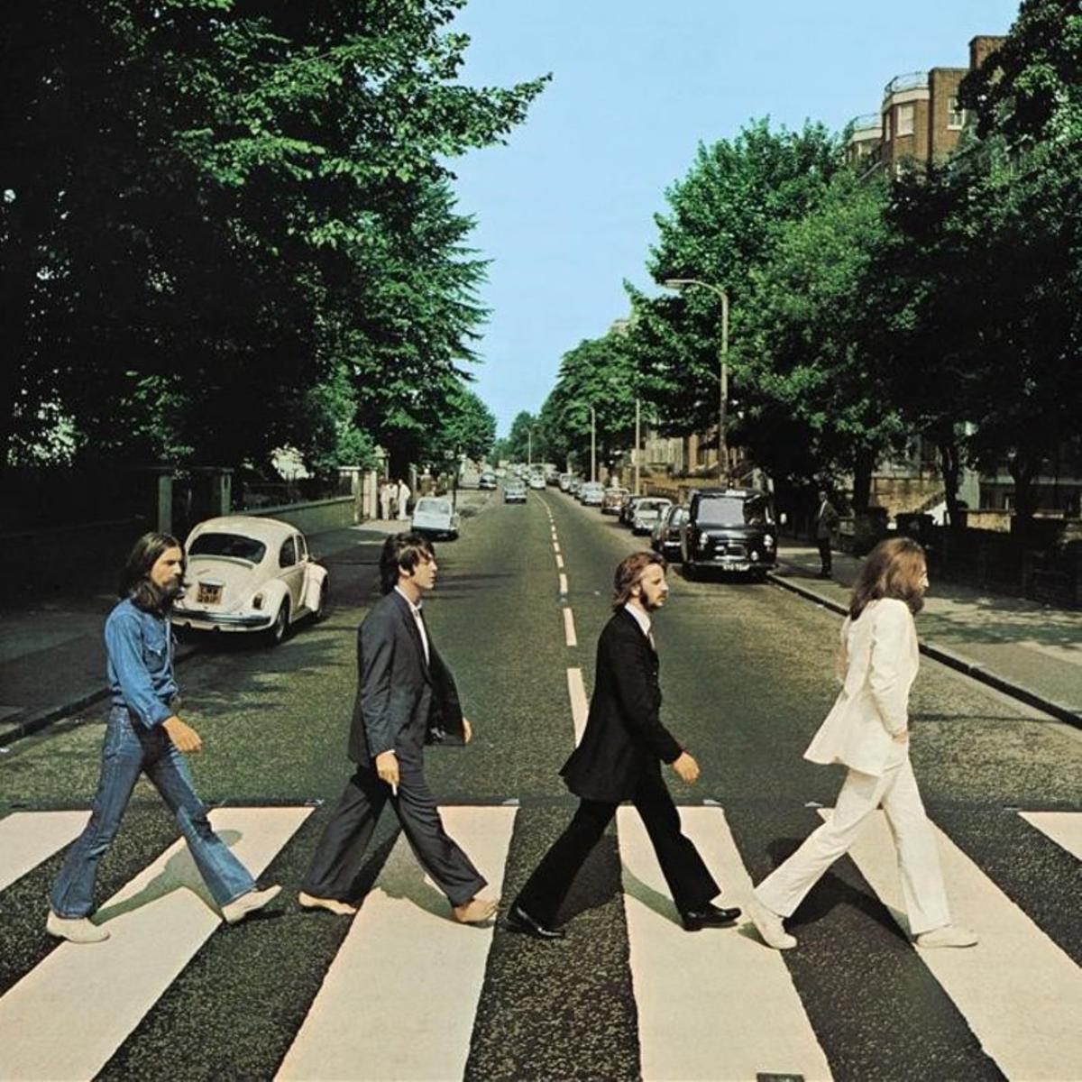 La icónica imagen de los Beatles en Abbey Road. La icónica imagen de los Beatles en Abbey Road.