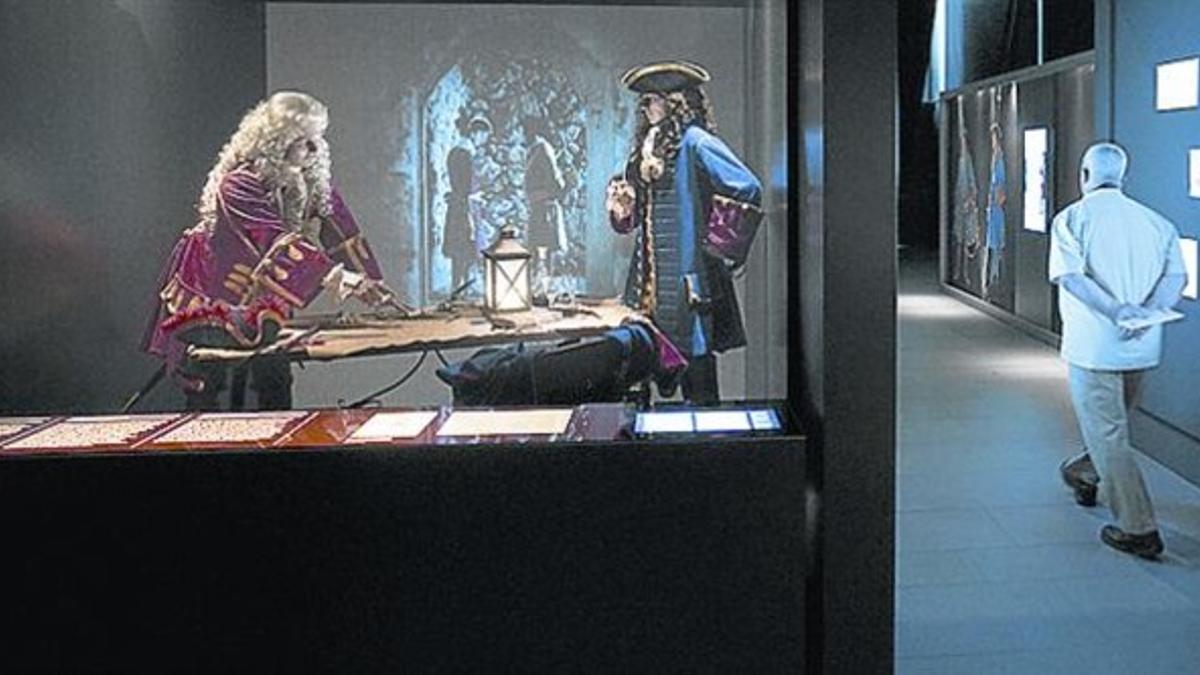 La exposición estrella del Born Centre Cultural, 'El setge de 1714'.