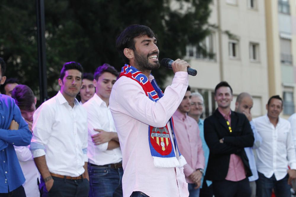 Así ha sido la fiesta del ascenso del Atlético Saguntino a Segunda B