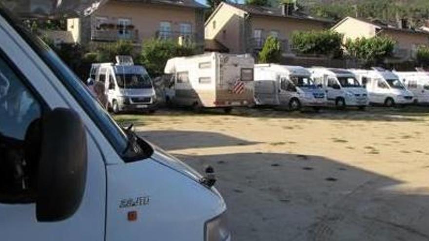 La zona d&#039;aparcament per a autocaravanes de la Seu d&#039;Urgell