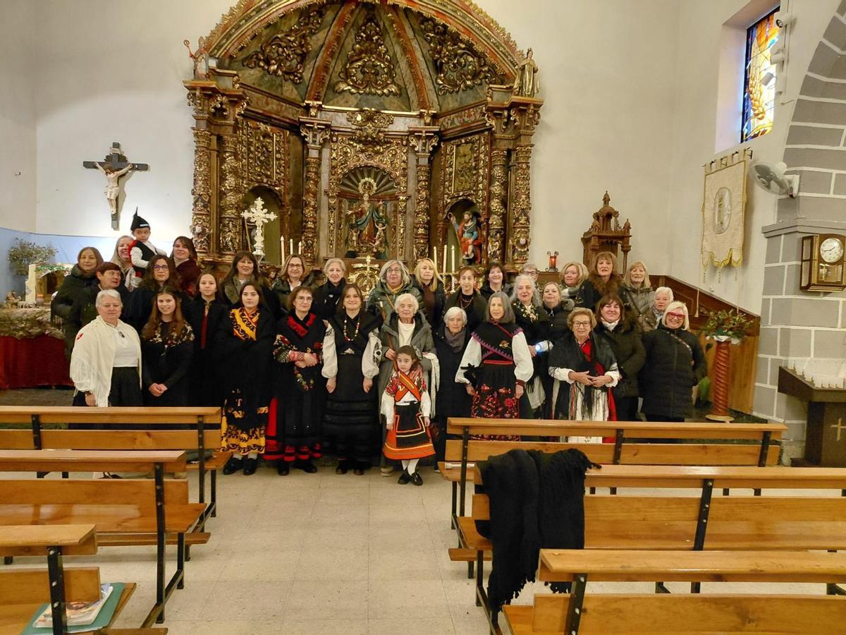 Fiesta de las águedas, en Camarzana de Tera.