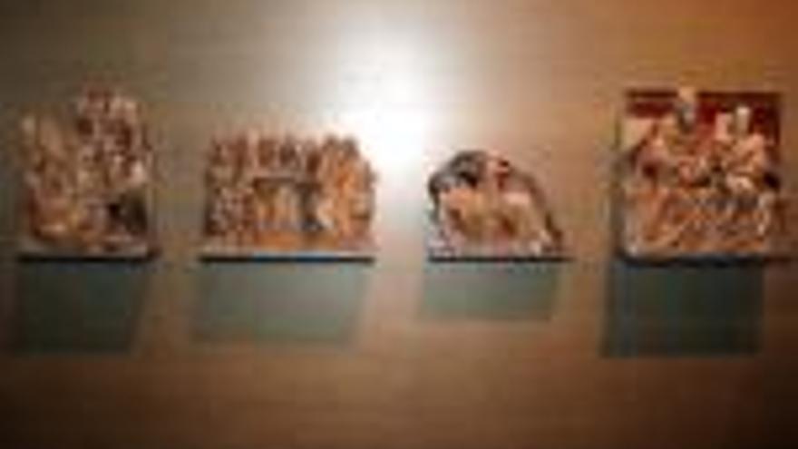 Algunes de les peces exposades al Museu de Lleida.