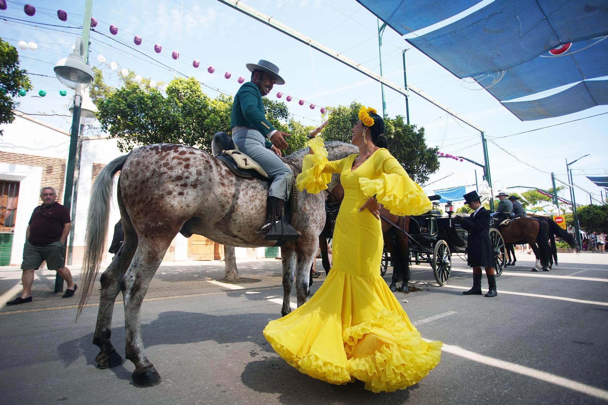 Feria de Málaga 2023 | Caballos y jinetes, esencia de la Feria en el Real