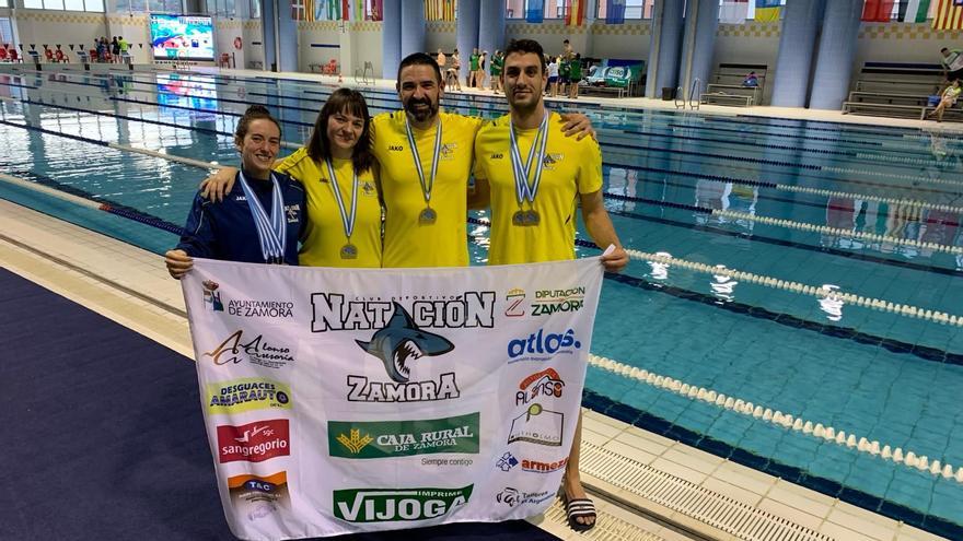 Valiosos podios de Natación Zamora en el  Trofeo Ovimaster