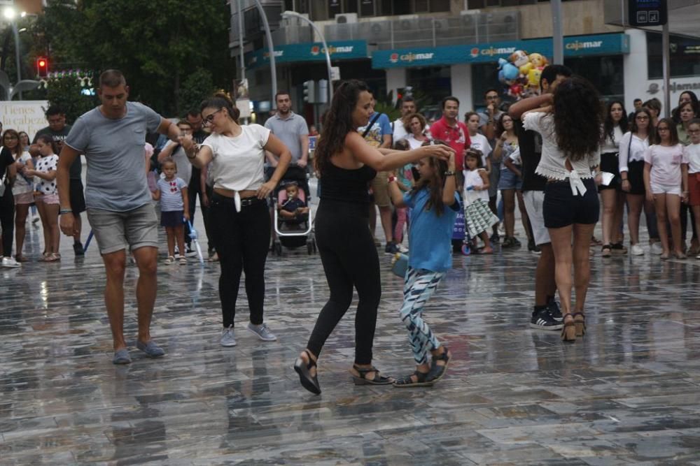 Taller de salsa en la Feria de Murcia