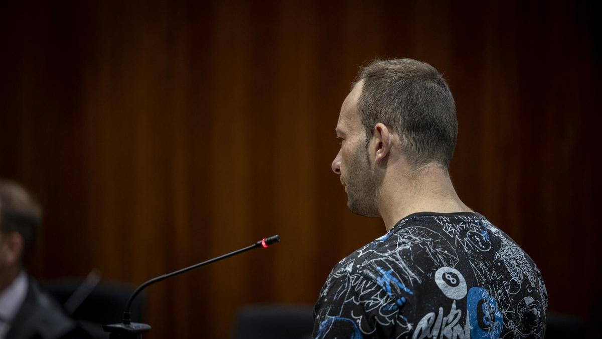 El acusado, Daru Dimitrasu Surubaru, en la vista celebrada este jueves en la Audiencia Provincial de Zaragoza.