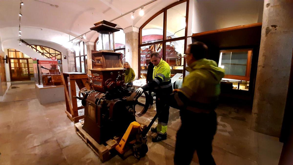 Trasllat molí Bülher de l'Ecomuseu-Farinera de Castelló d'Empúries.