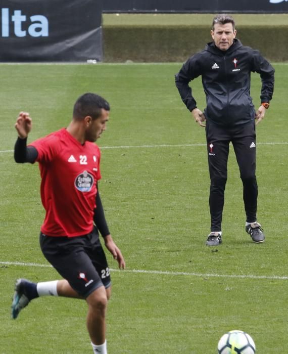 Último entrenamiento del Celta antes de vsitar el Bernabéu // Alba Villar