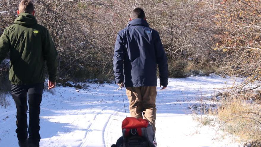 Irrumpe la nieve en Aitana