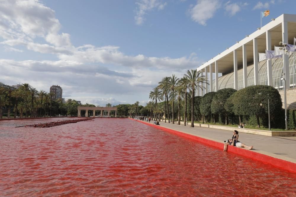 Cómo era y cómo es la fuente del Palau de la Música