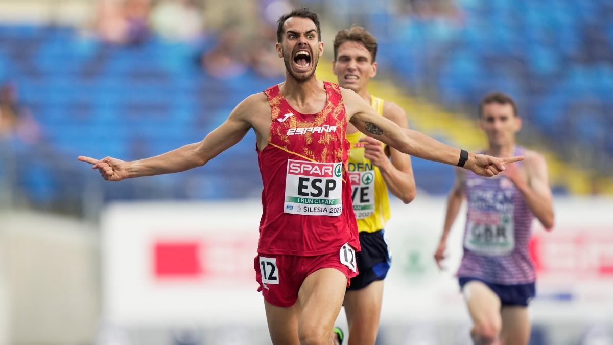 Dani Arce enloqueció al cruzar la meta