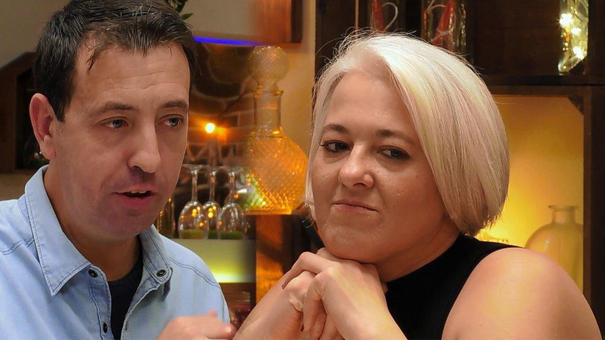 Sebastián y Patricia en 'First Dates'