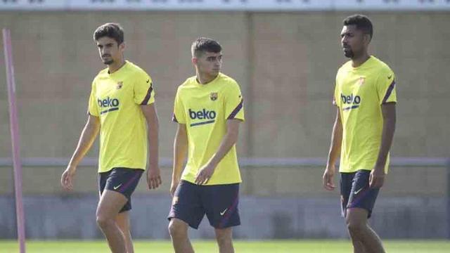 Vuelta al trabajo de los 'nuevos' del Barça