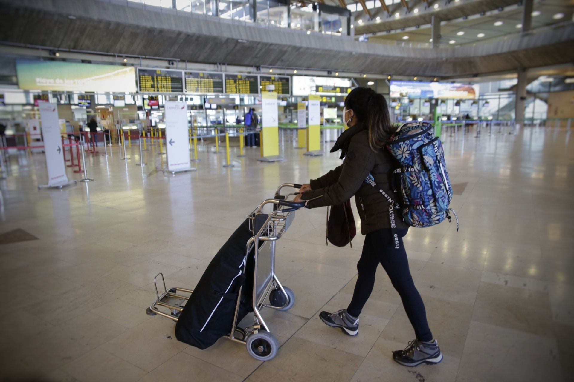 Situación en Los Rodeos bajo las nuevas restricciones por la Covid-19