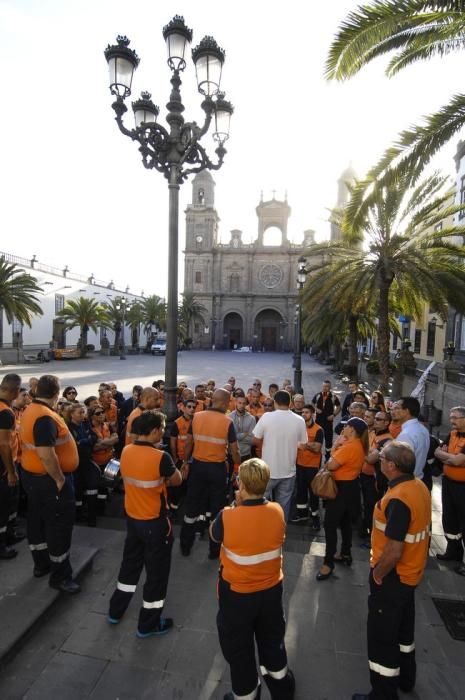 CONCENTRACION MANIFESTACION TRABAJADORES ZONAS ...